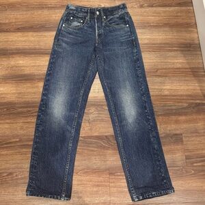 Rag & Bone Straight-Leg Denim Sweatpants, XXS